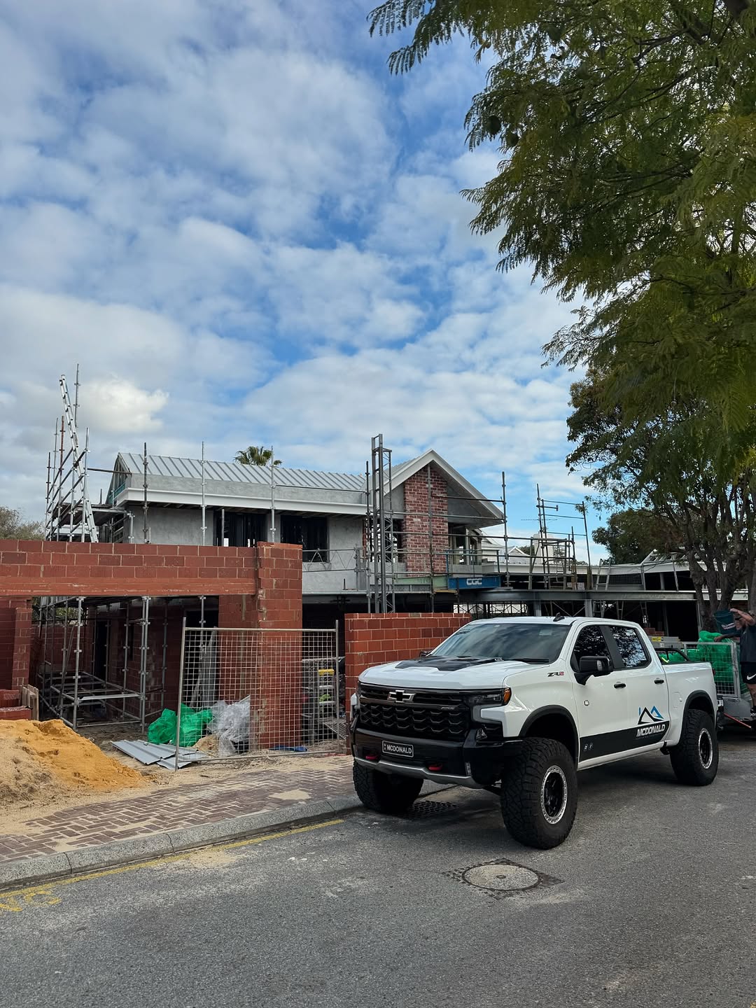 Roofing work kept moving through a wet Perth winter
