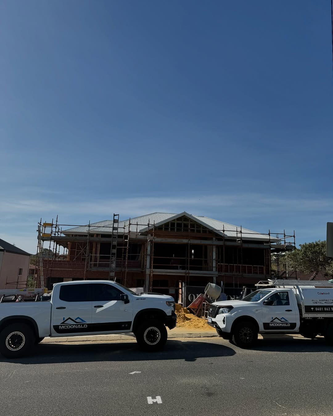 Completed COLORBOND® steel roof on an easy job in Marmion